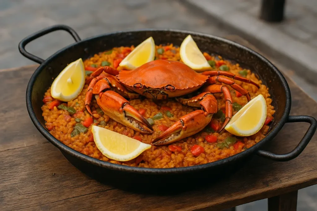 the kapre restaurant and bar review best restaurant in panglao kapraella paella with mud crab