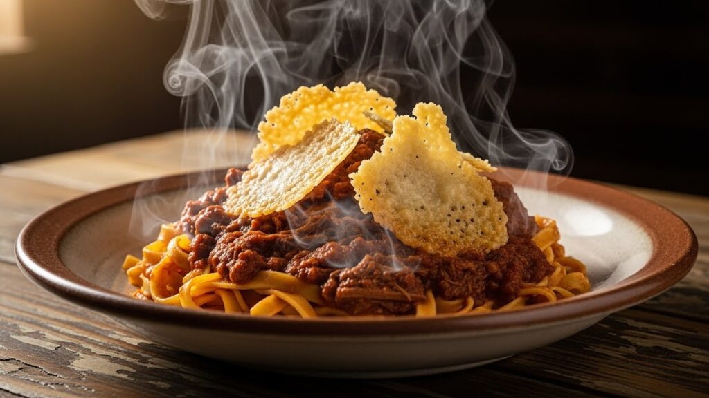 beef ragu tagliatella
