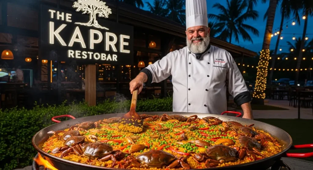 The Kapre RestoBar Best Restaurant in Panglao Bohol Paella Night