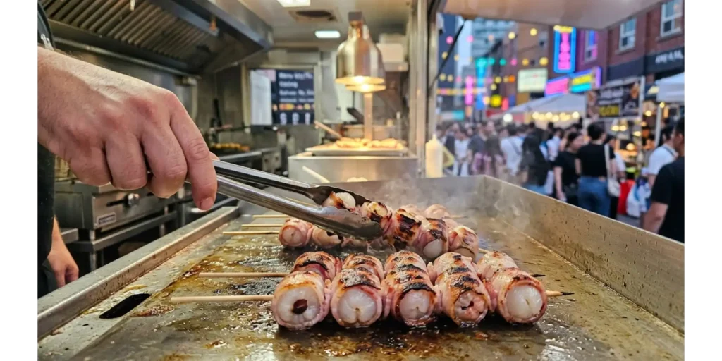 kapre lychee bacon poppers
