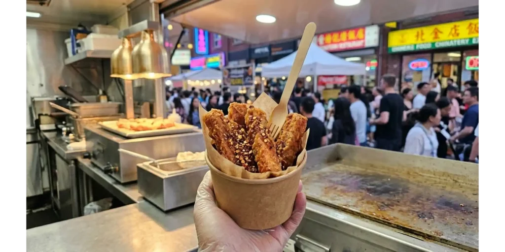 kapre spam fingers with chilli kapre foodtruck