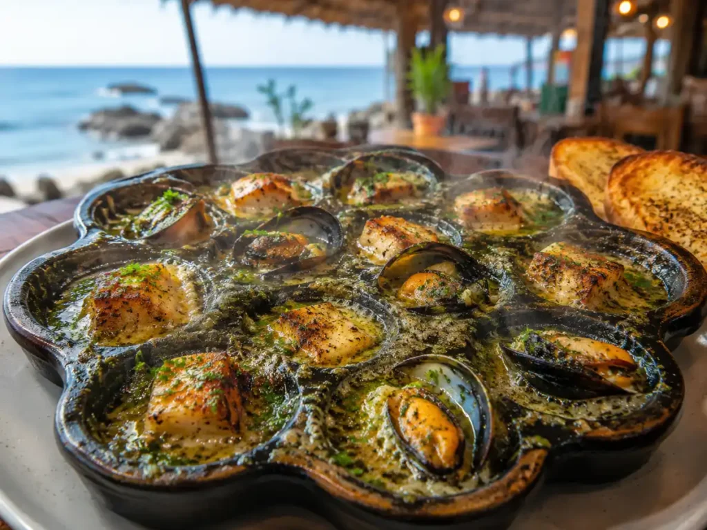 Mussels in parsley garlic butter