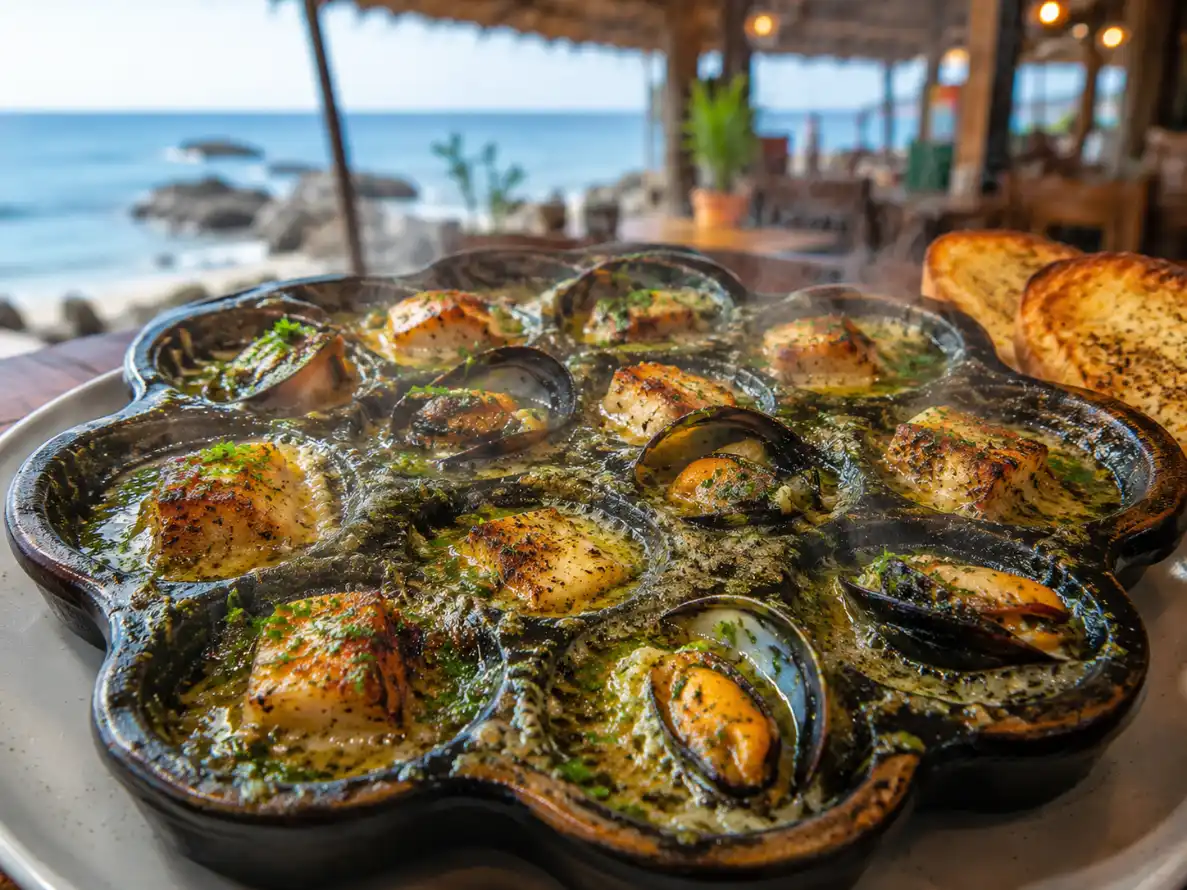 Mussels in parsley garlic butter
