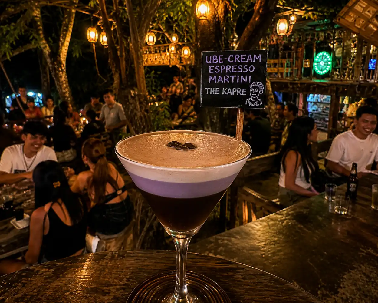 kapre ube cream espresso martini